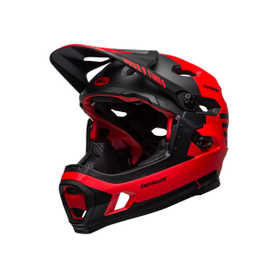 Casco Bell Super DH Spherical, Solo talla "M", color Rojo.