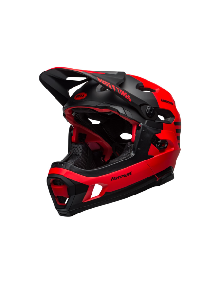 Casco Bell Super DH Spherical, Solo talla "M", color Rojo.
