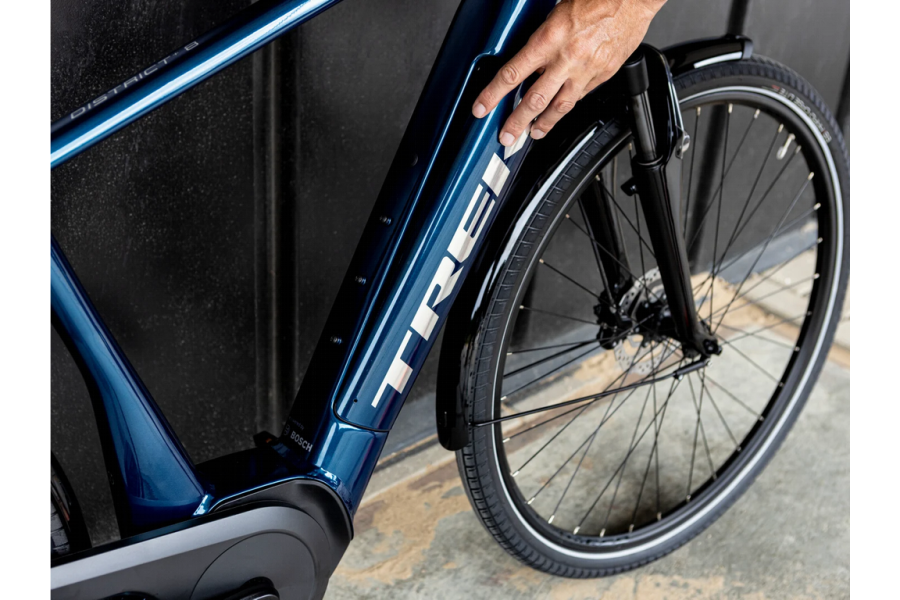 Trek District+ 8 T:L Azul,  pequeño desperfecto...